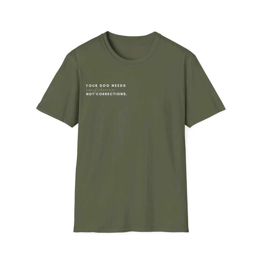 Confidence Over Corrections - Tee