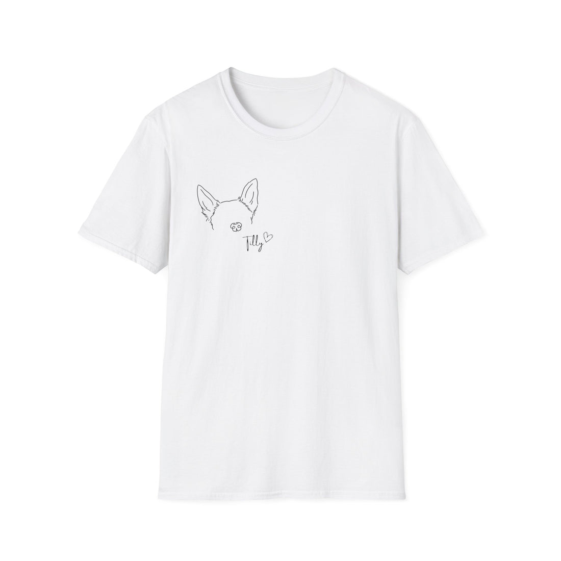 'Custom Dog Ears & Nose' Tee