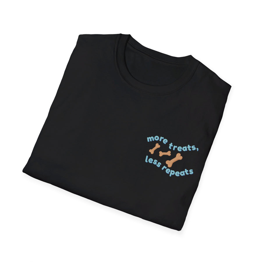 More Treats, Less Repeats Blue Version - Tee