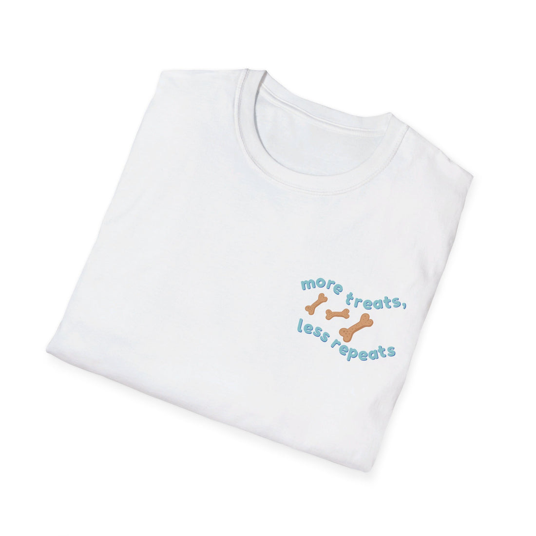 More Treats, Less Repeats Blue Version - Tee