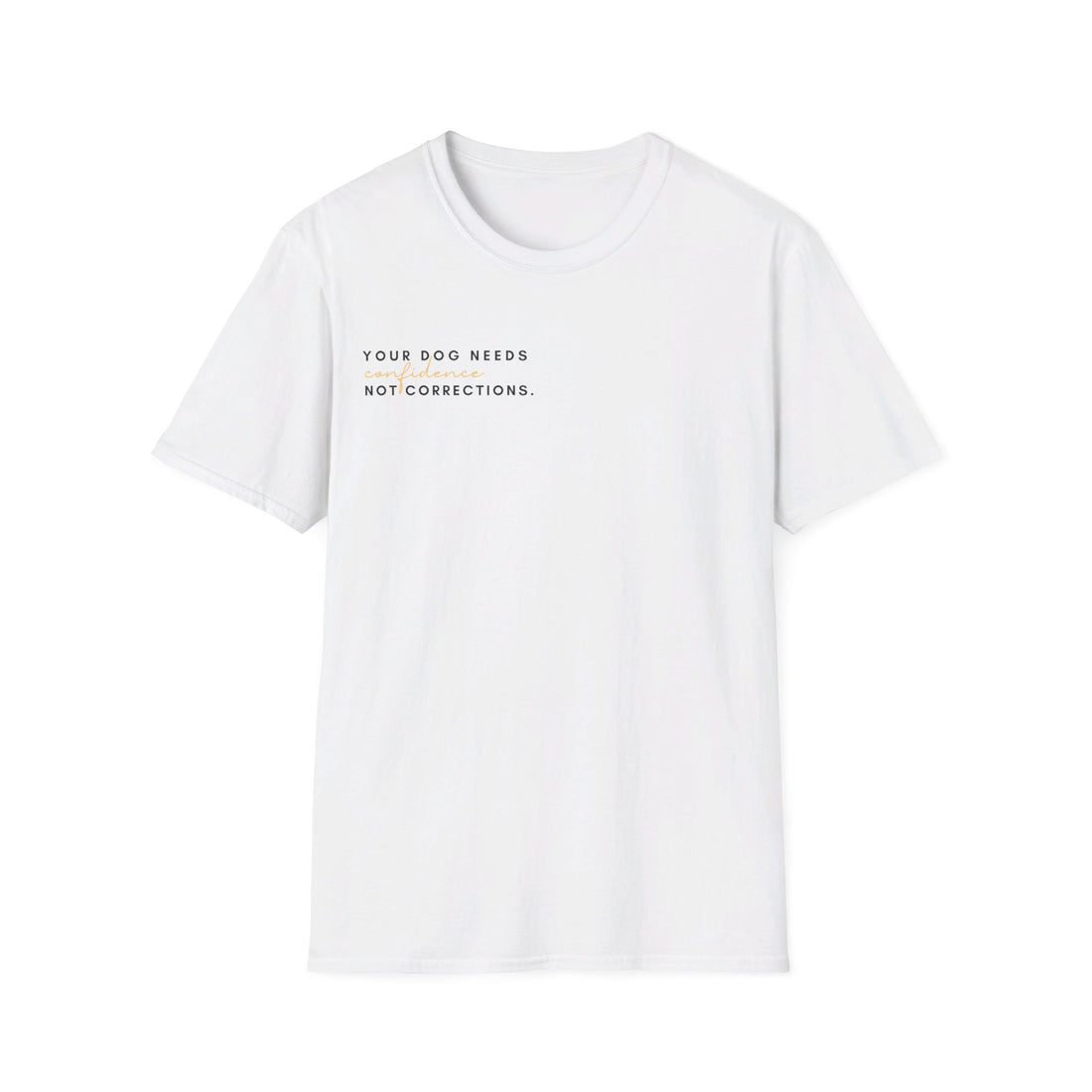 Confidence Over Corrections - Tee