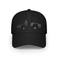 Dog Ears on a cap (two dogs) - Baseball Cap