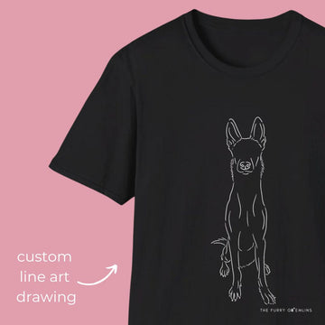 Your Dog On A Shirt - Custom Pet Tee