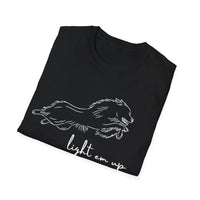 Custom Dog Sport Outline with text - Tee