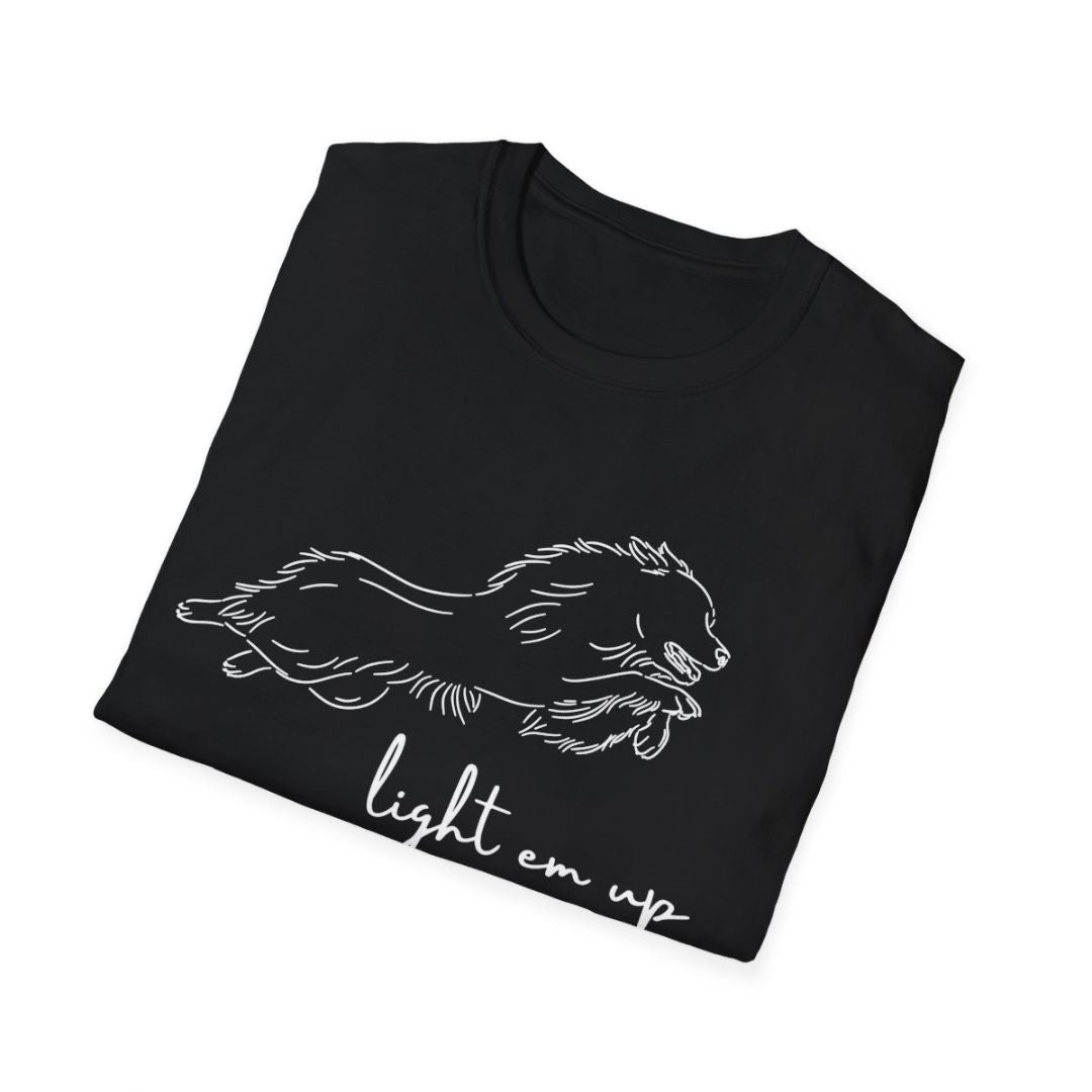 Custom Dog Sport Outline with text - Jumper