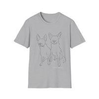 Your Dogs On A Shirt - Custom Pet Tee (2 dogs)