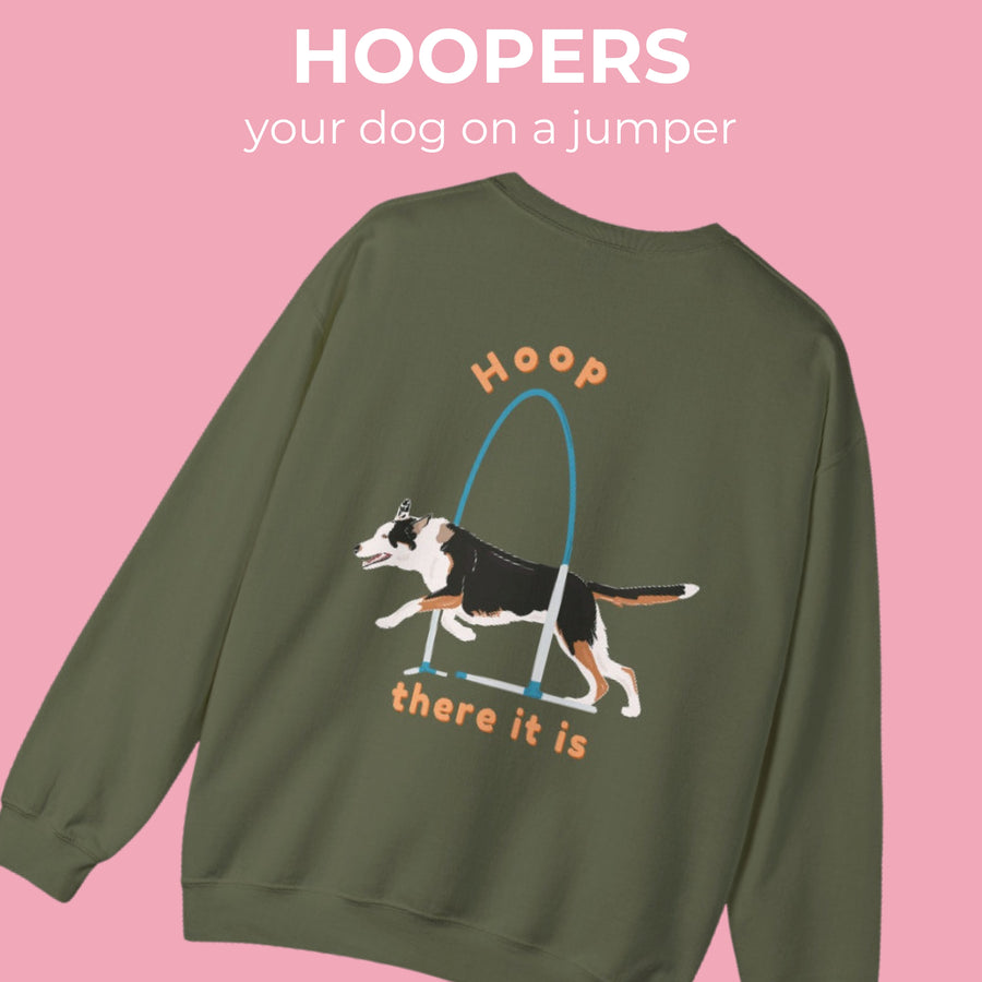 CUSTOM LIMITED EDITION Hoopers Jumper + digital drawing for print