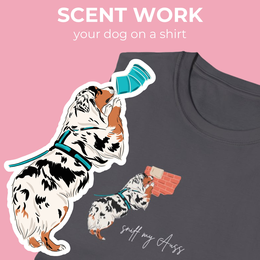 CUSTOM LIMITED EDITION SCENT WORK - Tee + digital drawing for print