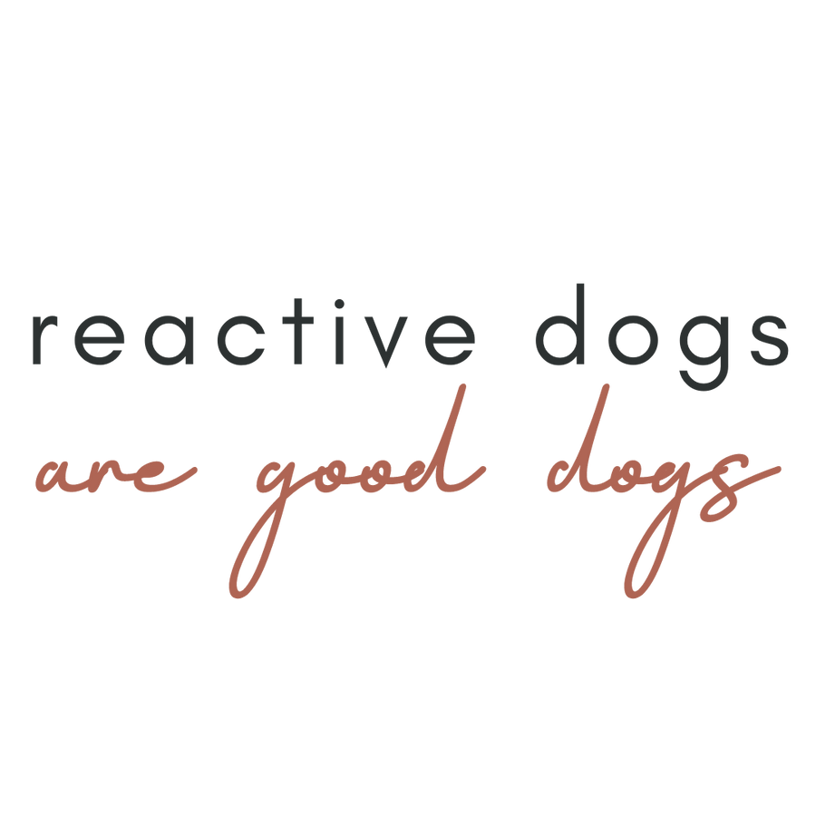 'Reactive Dogs Are Good Dogs' Sticker